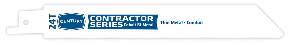 Picture of Century Drill & Tool 178362455 6 in. x 24T 07624 Bi-Metal Contractor Reciprocating Blade Card
