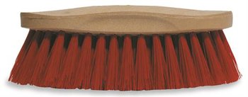 Picture of Decker Manufacturing 753853175 31 Synthetic Bristled Grooming Brush - Red