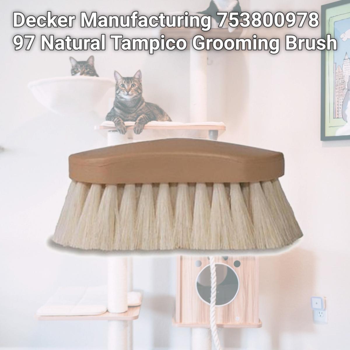 Picture of Decker Manufacturing 753800978 97 Natural Tampico Grooming Brush