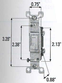 393713110 15A S-Pole Switch - White