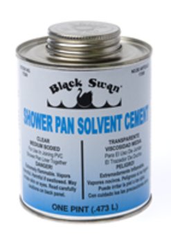 Picture of Black Swan Manufacturing 139226062 16 oz Shower Pan Solvent Cement