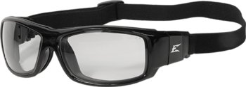 Picture of Edge Safety Eyewear 803135409 Black & Clear Caraz Vapor Shield Safety Glasses