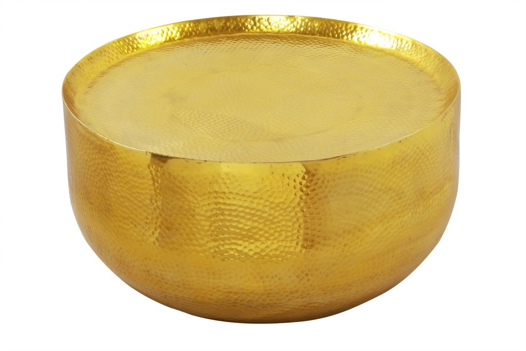 TB-1265G MOROCCAN BRASS HAMMERED COFFEE TABLE