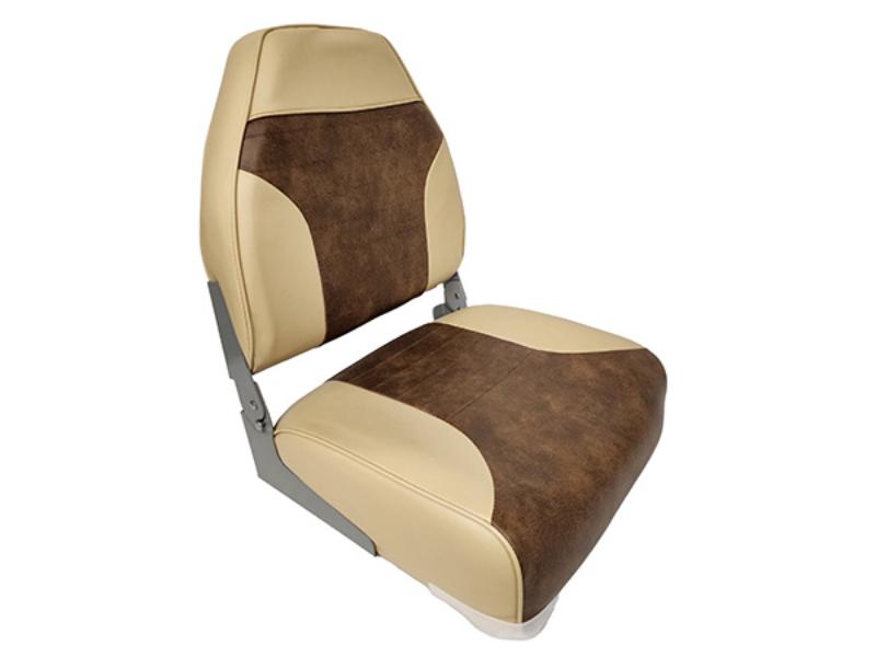 Horizon Manufacturing 21.5" Boat Seat High Back Fold Down - Sand/Brown | Camping World