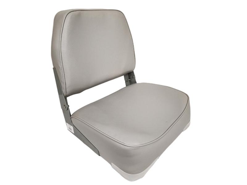 1003-AB 21.5 in. Fold Down High Back Boat Seat, Grey