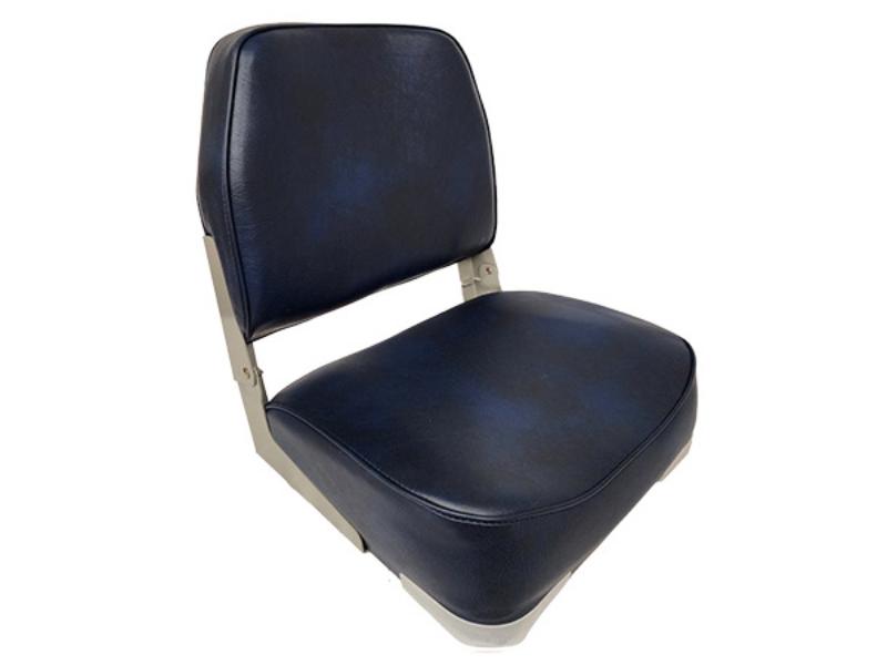 1003-AD 21.5 in. Fold Down High Back Boat Seat, Navy