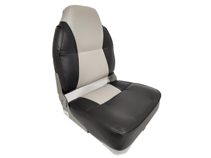 22.5 in. Lund Style Boat Seat, Grey & Charcoal