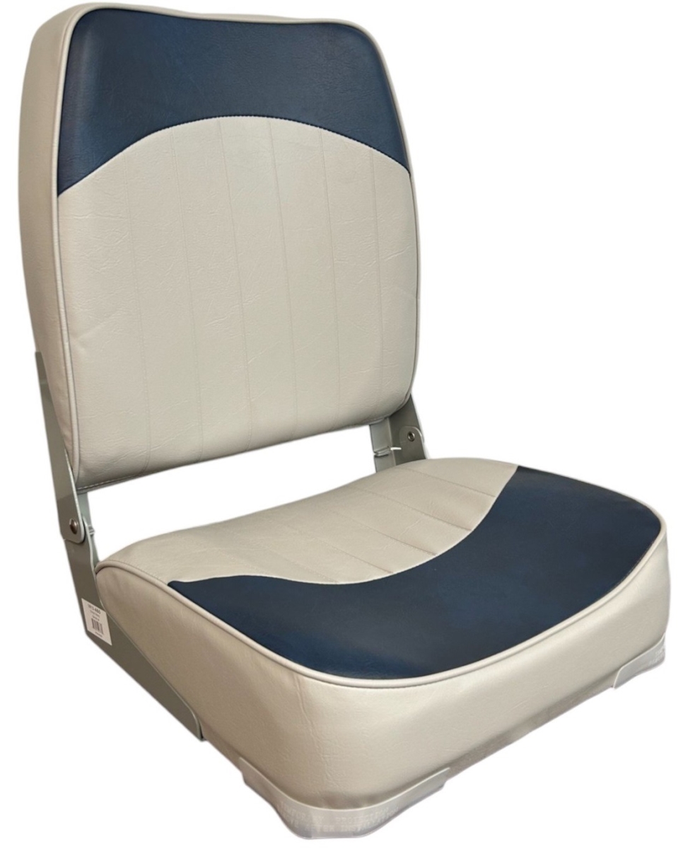 Picture of Horizon 1013-ABD 18.5 in. High Back Economy Fold Down Boat Seat&#44; Gray & Navy