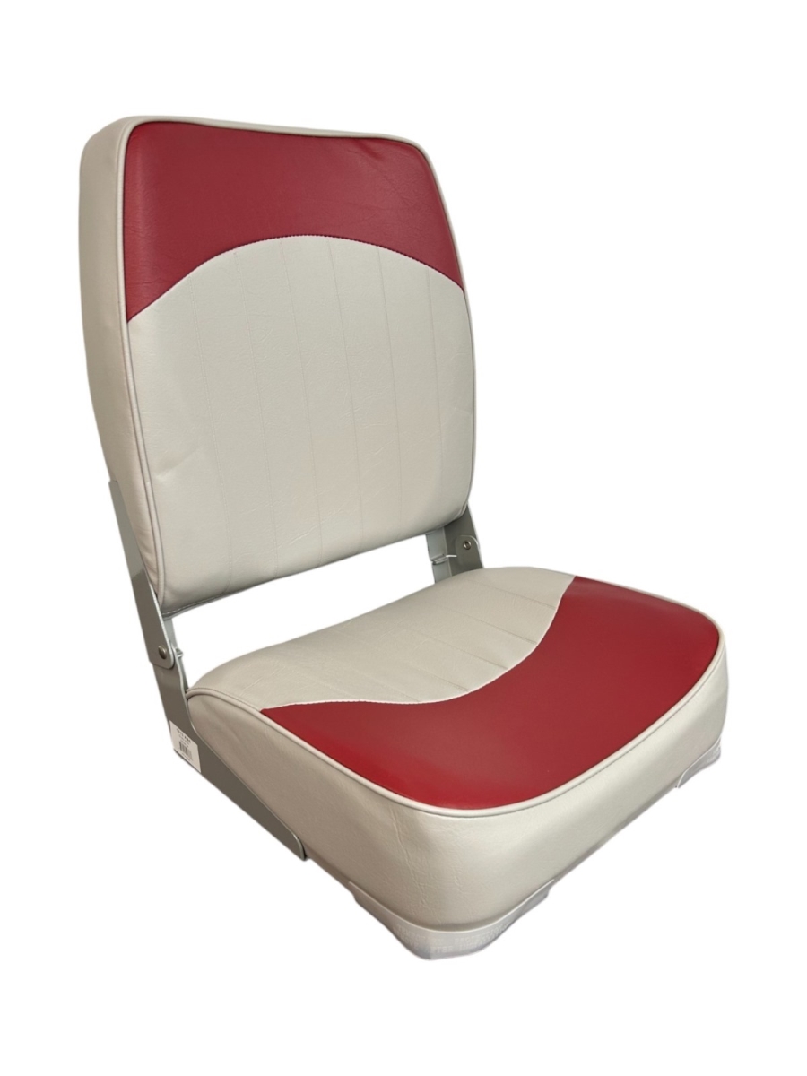 Picture of Horizon 1013-ABE 18.5 in. High Back Economy Fold Down Boat Seat&#44; Gray & Red