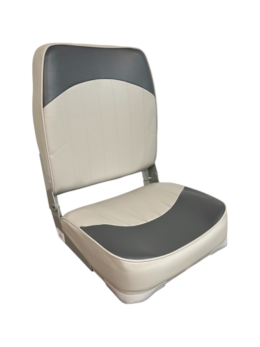 Picture of Horizon 1013-ABC 18.5 in. High Back Economy Fold Down Boat Seat&#44; Gray & Charcoal