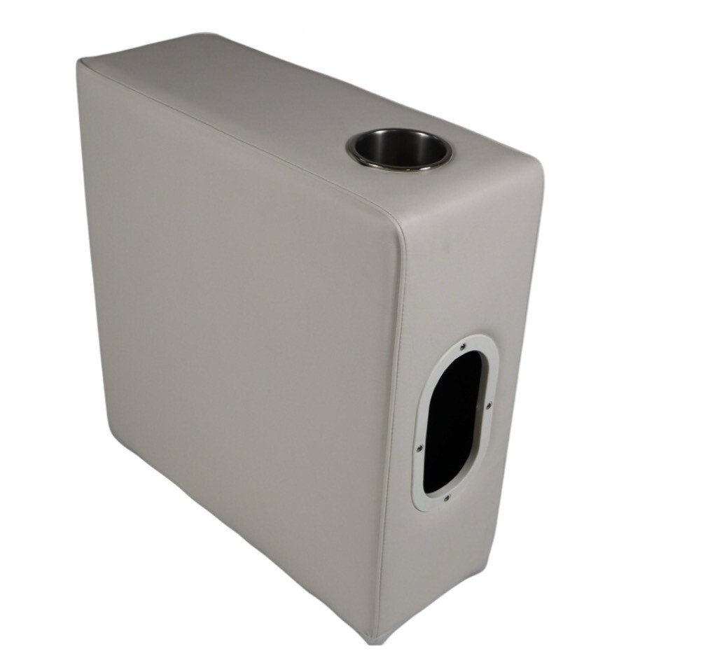 Picture of Horizon 3002-AB Premium Series Pontoon Square Armrest&#44; Gray