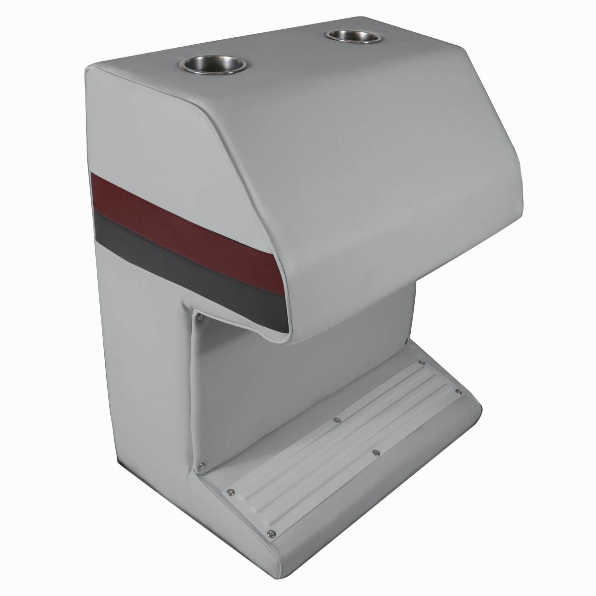 Picture of Horizon 3005-ABEC 26.5 in. Premium Series Pontoon Captain Steering&#44; Gray&#44; Red & Charcoal