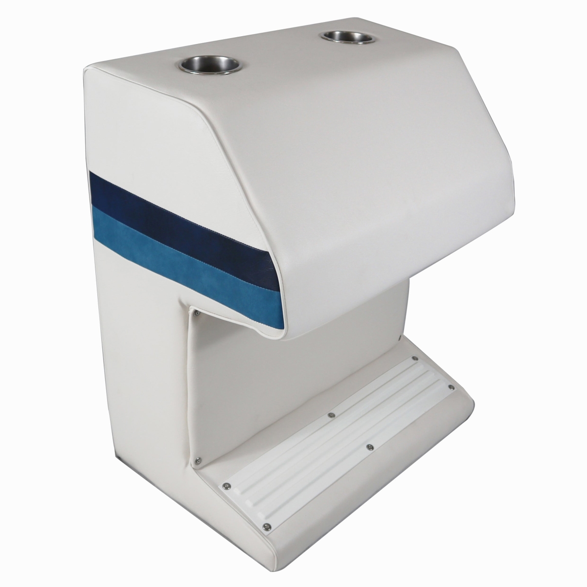 Picture of Horizon 3023-AADK 27.75 in. Premium Series Steering Console&#44; Helm White&#44; Navy & Blue