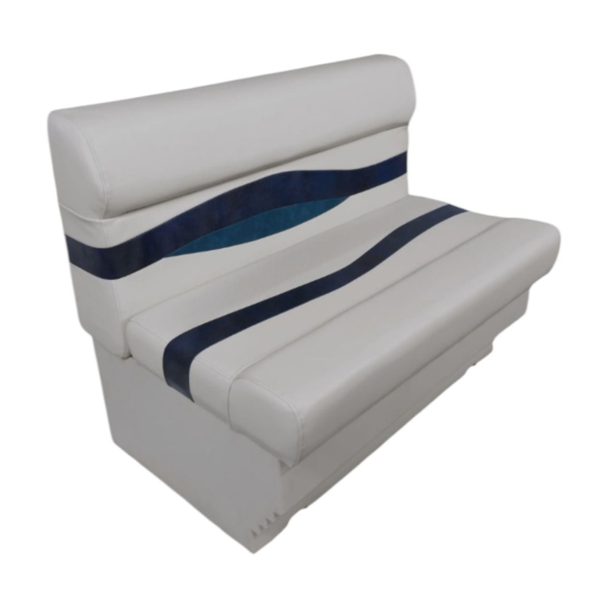 3201-3010-ABDK 37 in. Elite Series Lounge with Base, Gray, Navy & Blue