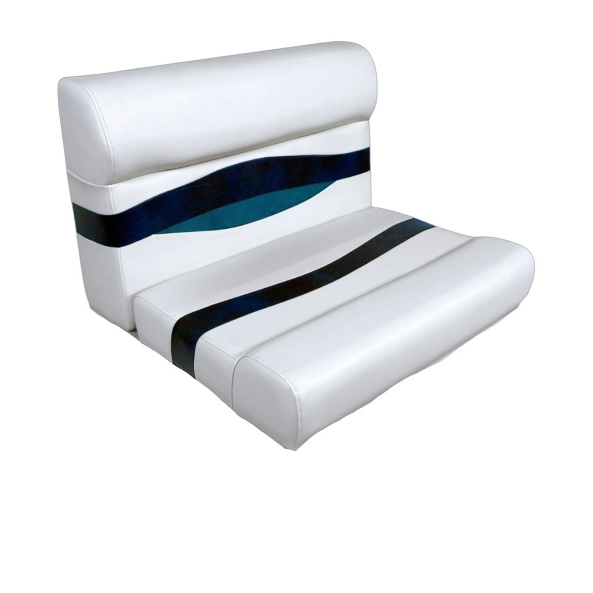 Horizon Manufacturing Elite Series 28" Cushion Set Only - White/Navy/Blue in Blue | Camping World