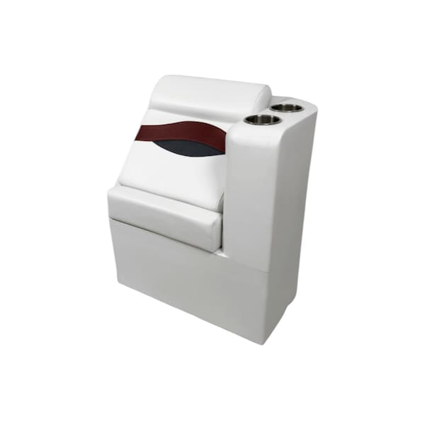 Horizon Manufacturing Elite Series Right Radius Lean Back - White/Red/Charcoal in Red | Camping World