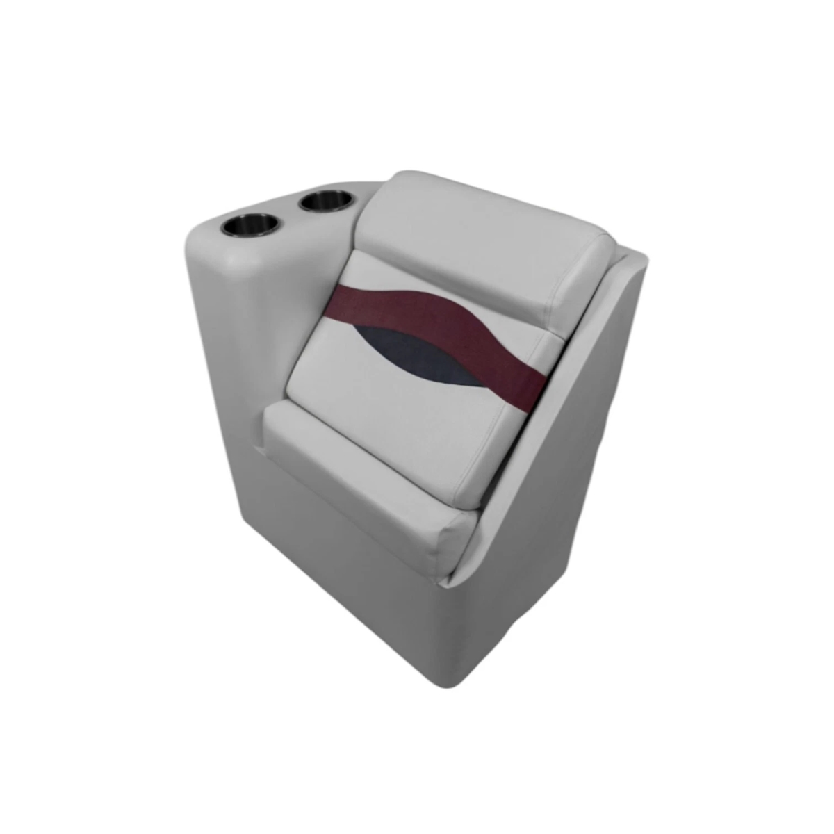 Horizon Manufacturing Elite Series Left Radius Lean Back - Grey /Red/Charcoal in Red | Camping World