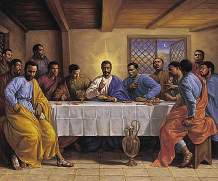 Picture of Hot Stuff 1021-08x10-RE 8 x 10 in. Last Supper Religious Poster Print by Sarah Jenkins