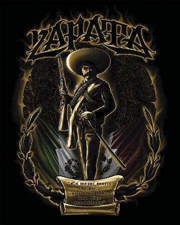 Picture of Hot Stuff 1036-08x10-LA 8 x 10 in. Zapata with Pride Latino Art Poster Print