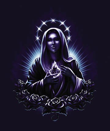 Picture of Hot Stuff 1035-08x10-RE 8 x 10 in. Virgin Glow Religious Poster Print