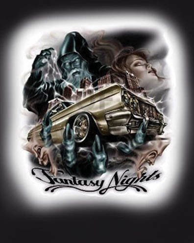 Picture of Hot Stuff 1056-08x10-LO 8 x 10 in. Fantasy Night Lowrider Poster Print