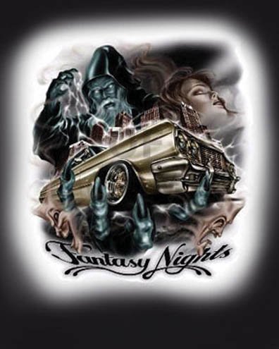 1056-08x10-CB Fantasy Night Poster Print