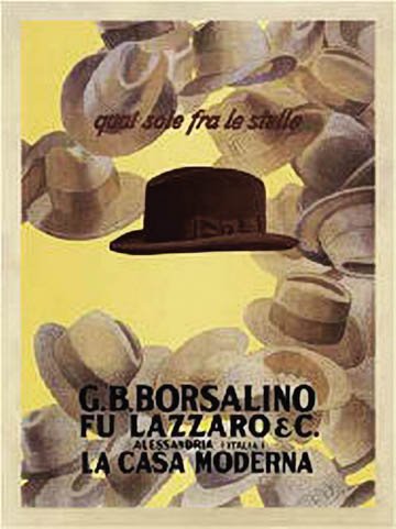 Picture of Hot Stuff 2092-08x10-VA 8 x 10 in. Borsalino Vintage Ad Poster Print by Marcello Dudovich