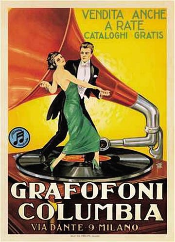 Picture of Hot Stuff 2093-08x10-VA 8 x 10 in. Grafofoni Columbia Vintage Ad Poster Print