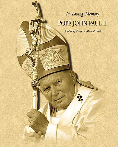 Picture of Hot Stuff 3001-08x10-JP 8 x 10 in. Pope John Paul II Parchment Religious Poster Print