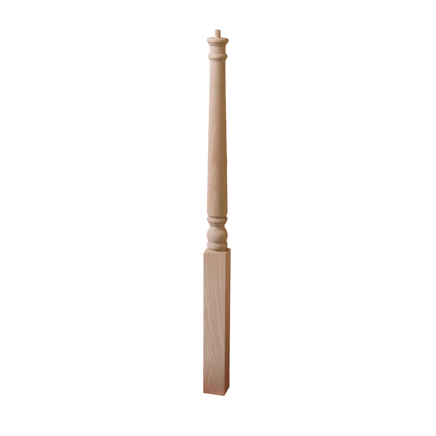 Picture of House of Forgings RO-4010-3.5 3.5 x 48 in. Solid Wood Pin Top Newel Post&#44; Red Oak
