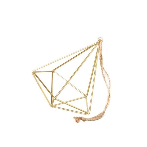 ACC-AIR-HANGER-BRASS Air Plant Display Hanger - Brass