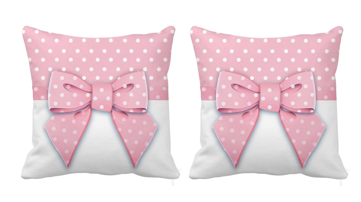 RH-836-C S/2 RH-836-C S/2 18 X 18 inch. Square Indoor & Outdoor Throw Pillow Cover, Double sided. Set of Two.