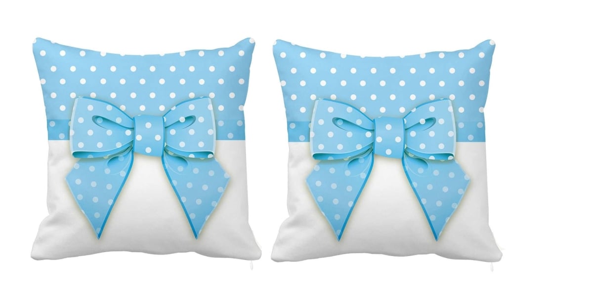 RH-834 S/2 RH-834 S/2 Square Indoor & Outdoor Throw Pillow with insert, Double sided. Set of Two.