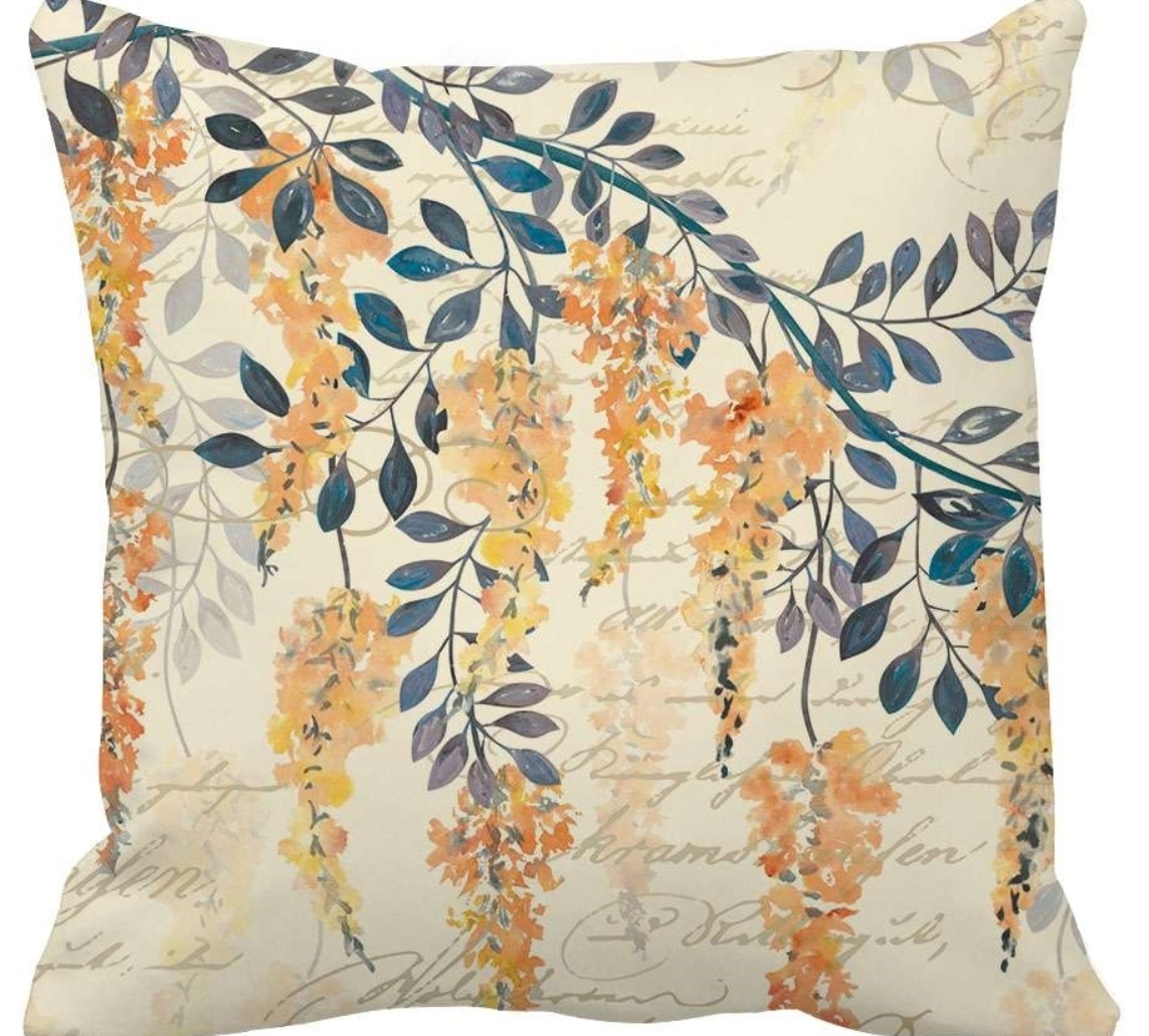 RH-421 RH-421 18 X 18 inch. Square Indoor & Outdoor Throw Pillow with insert, Double sided