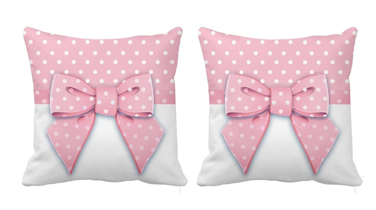 RH-836 S/2 RH-836 S/2 Square Indoor & Outdoor Throw Pillow with insert, Double sided. Set of Two.