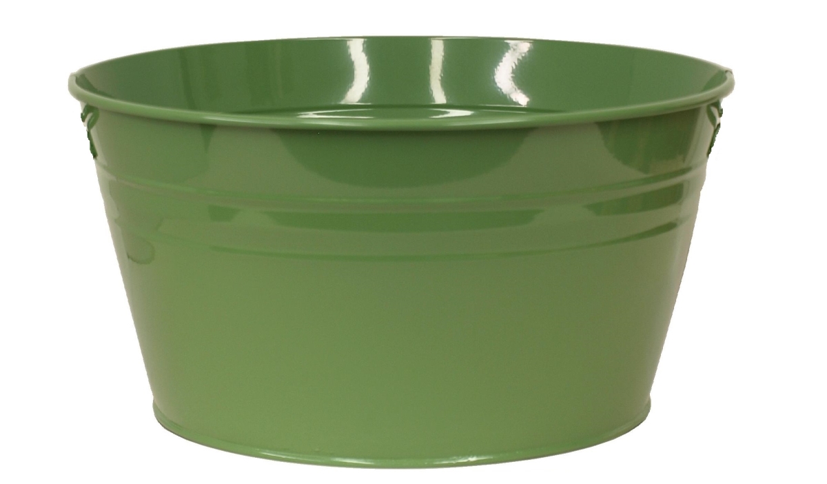 6086E SA Enameled Galvanized Steel Planter / Beverage Tub