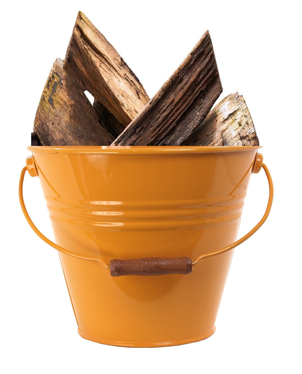 5202ESAFF-WD Enameled Steel Log Pail. 12'D  x  11.5'H