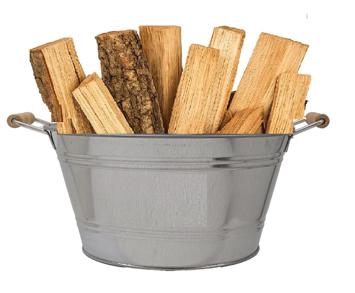 6083-WD Firewood Storage Bin with Handles