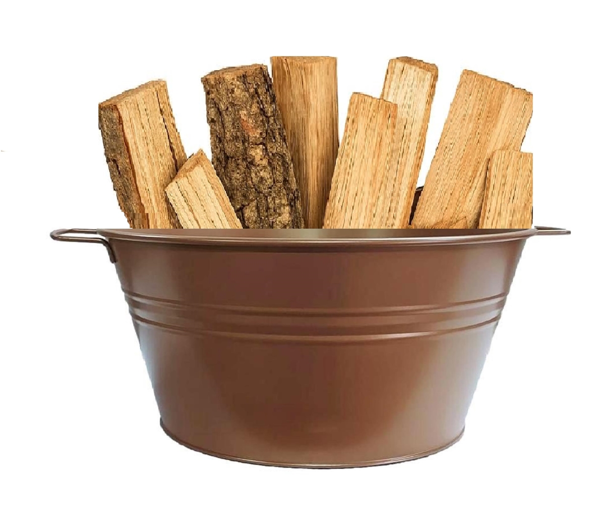 6085EGC-WD  Firewood Storage Bin with Handles