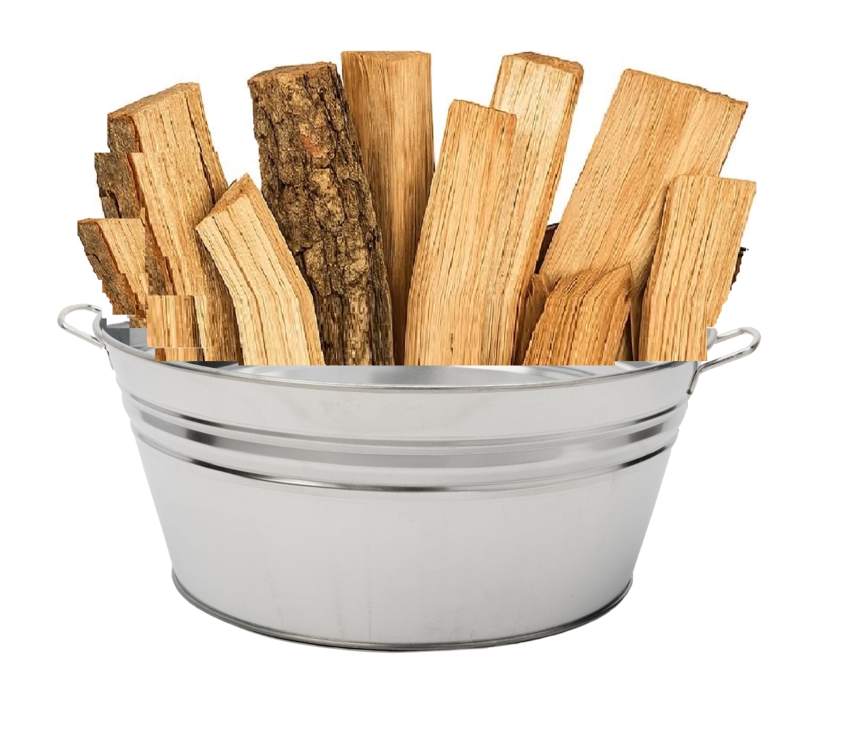 6087-WD Firewood Storage Bin with Handles