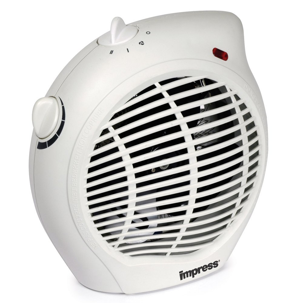Picture of Impres IM-701 WHT 1500-Watt Compact Fan Heater with Adjustable Thermostat