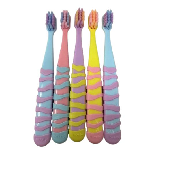 Picture of Soft Kids 736832939330 5000 Soft Thin Fibers Flexible Bristles Tooth Brushing for Kids - Brush with Smile&#44; Kosher Passover - Pack of 5