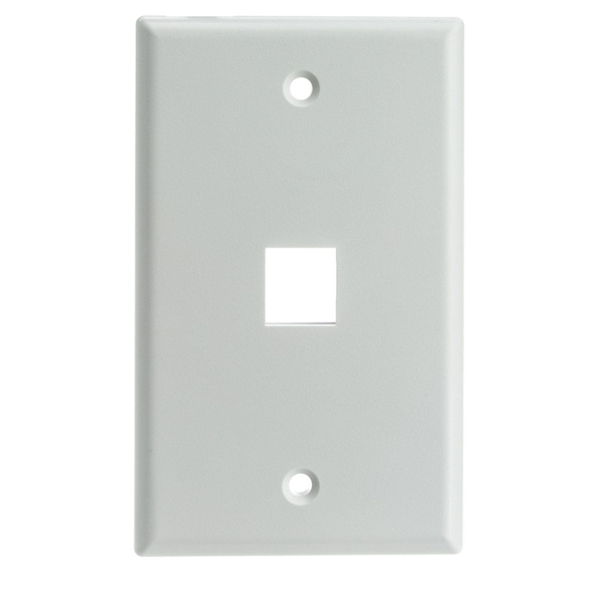 Picture of Digiwave DGA6313W 1 Slot Keystone Wall Plate, White