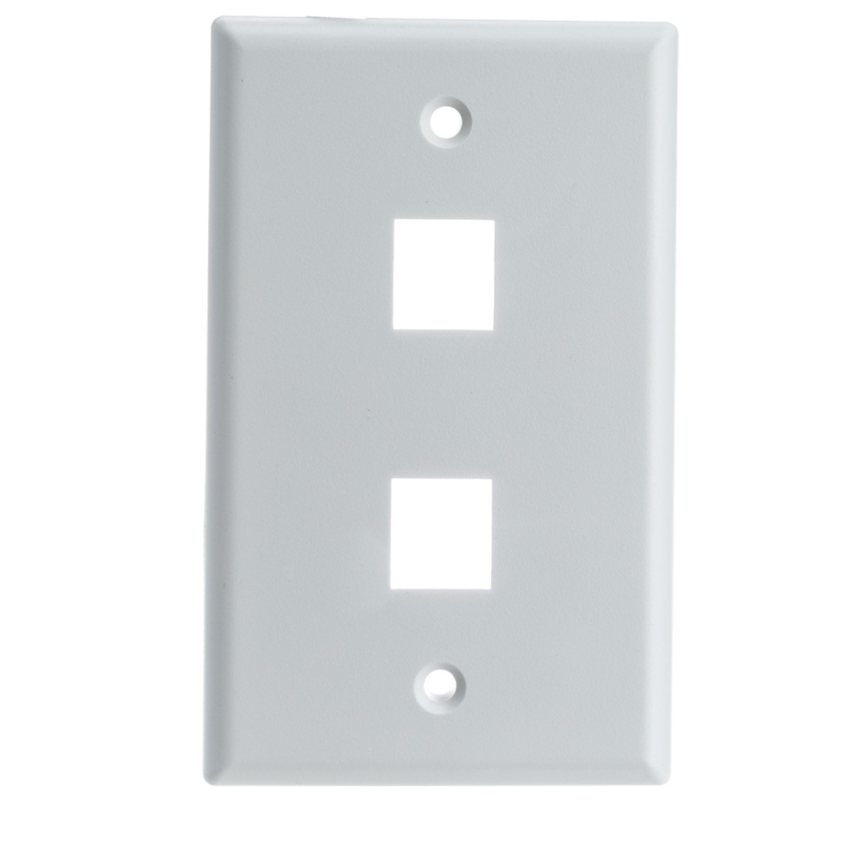 Picture of Digiwave DGA6314W 2 Slot Keystone Wall Plate, White