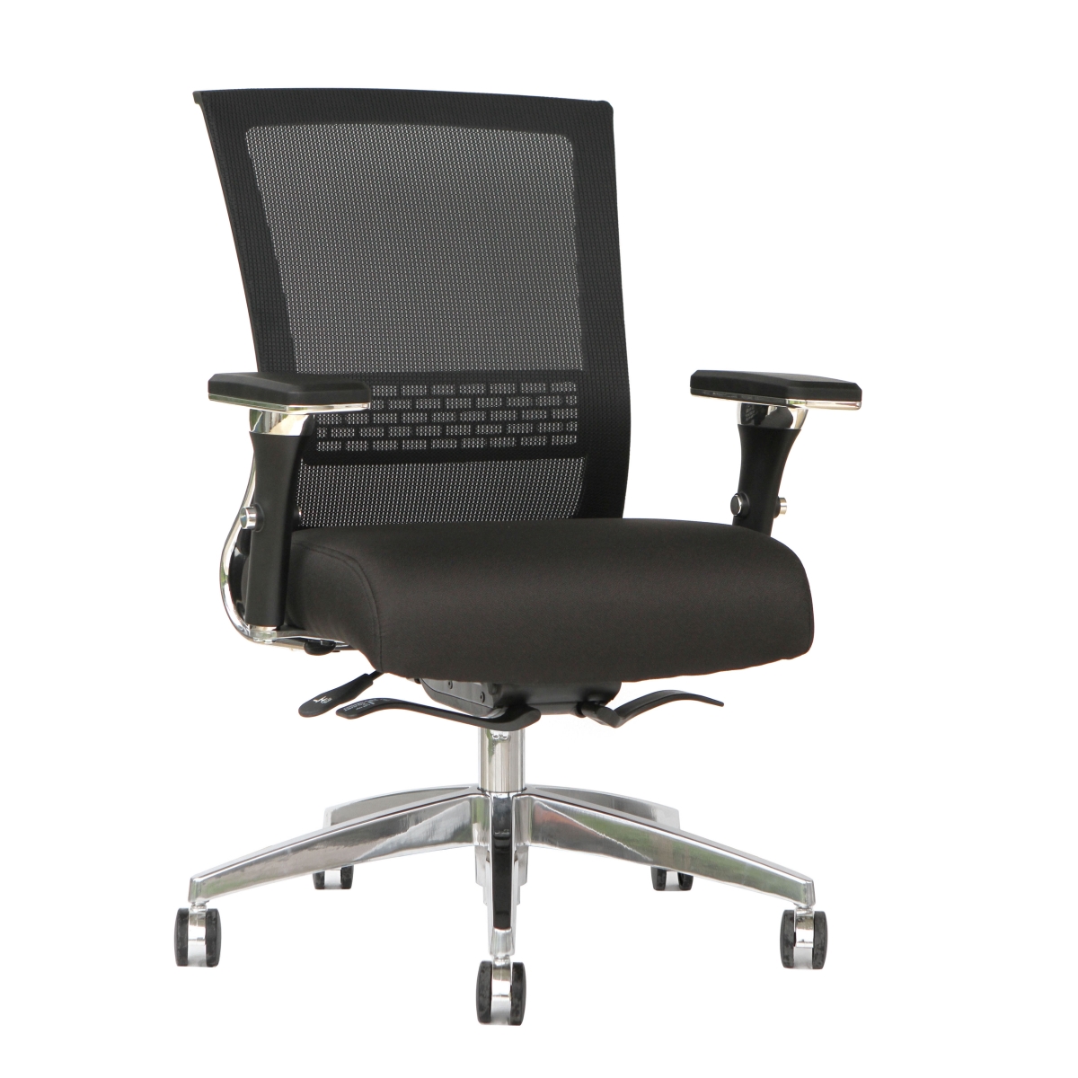 Picture of TygerClaw TYFC2323 Mesh Mid Back & Fabric Seat Office Chair