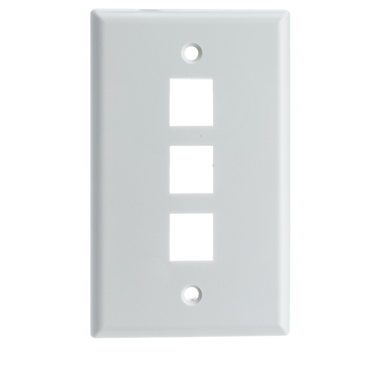Picture of Digiwave DGA6315W 3 Slot Keystone Wall Plate, White
