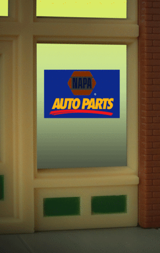 MIE8895 Ho-O Napa Auto Parts Window -  Miller Engineering