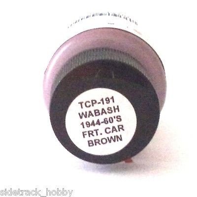 TCP191 Wabash Freight Car Paint Bottle, Brown