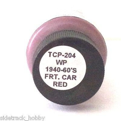 TCP204 Western Pacific Freight Car Paint Bottle, Red