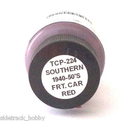 TCP224 Southern Freight Car Paint Bottle, Red